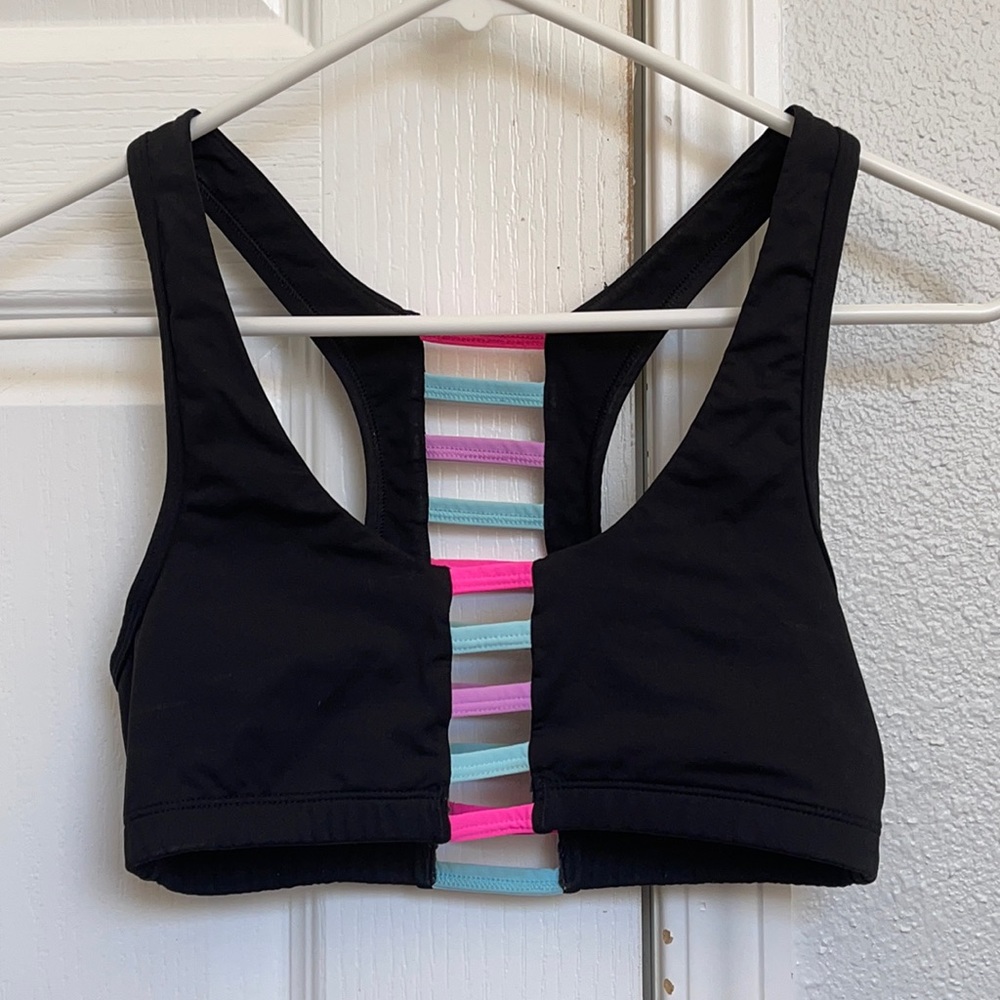 pink victoria secret sports bra